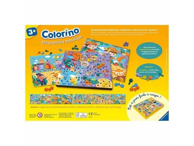 Настолна игра Ravensburger Colorino My first mosaic (FR) (френски)