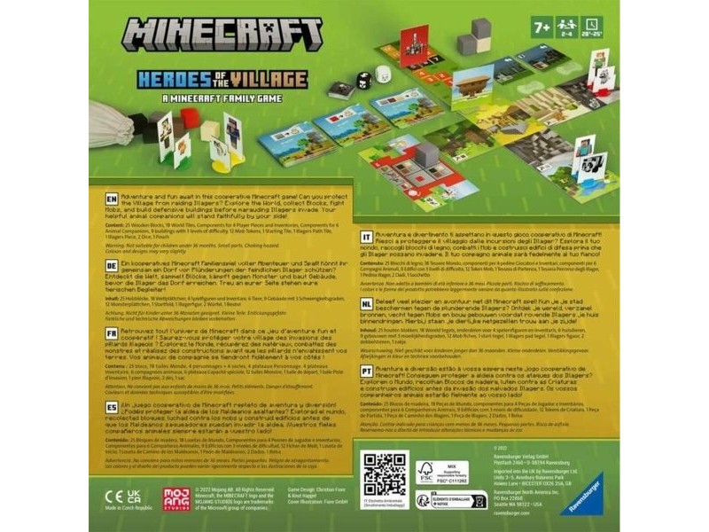Настолна игра Minecraft Heroes of the Village