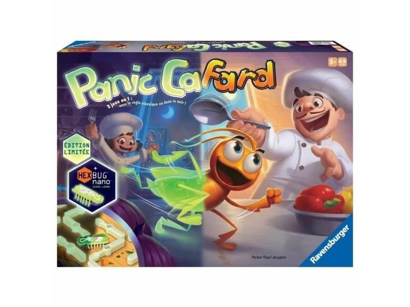 Настолна игра Ravensburger Phosphorescent Cockroach Panic