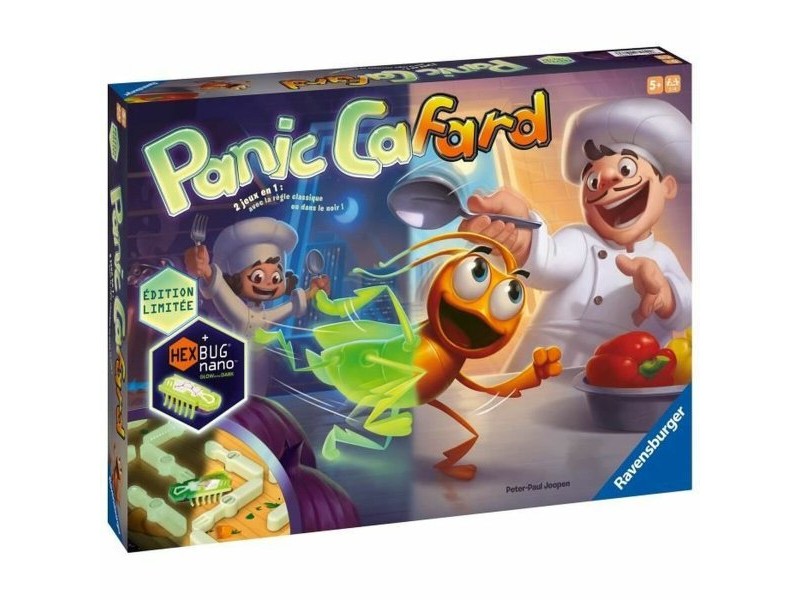 Настолна игра Ravensburger Phosphorescent Cockroach Panic