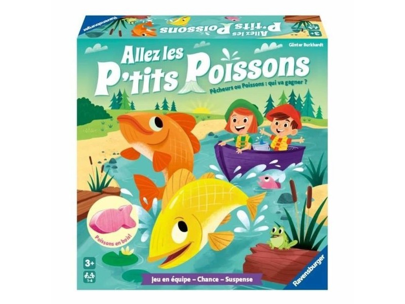 Настолна игра Ravensburger Allez les P'tits Poissons (FR)
