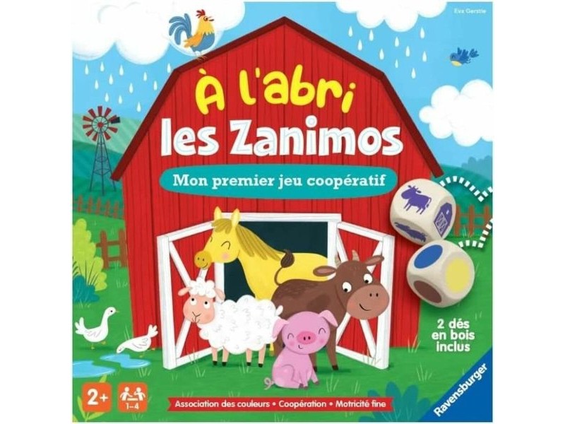 Образователна Игра Ravensburger À l'abri les Zanimos (FR) (1 Части)