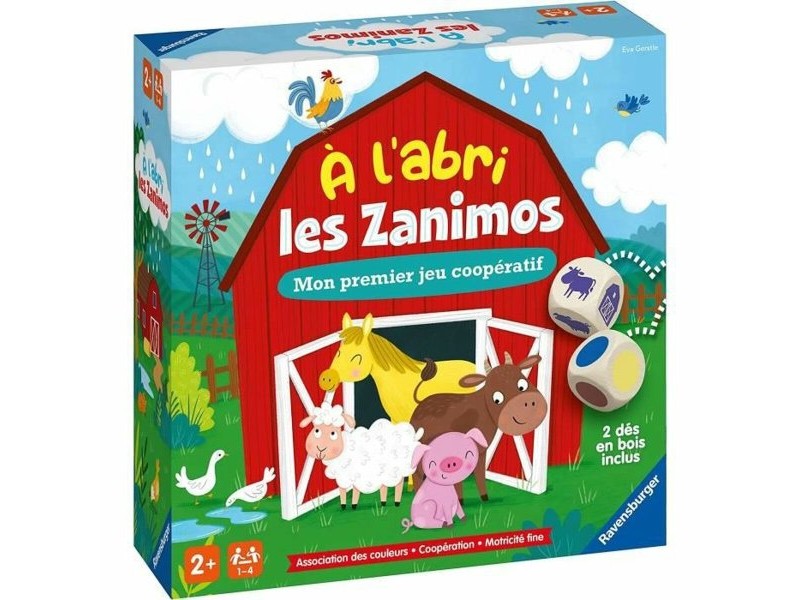 Образователна Игра Ravensburger À l'abri les Zanimos (FR) (1 Части)