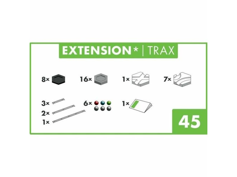 Настолна игра Ravensburger GraviTrax Set d'Extension Trax / Rails - 224142