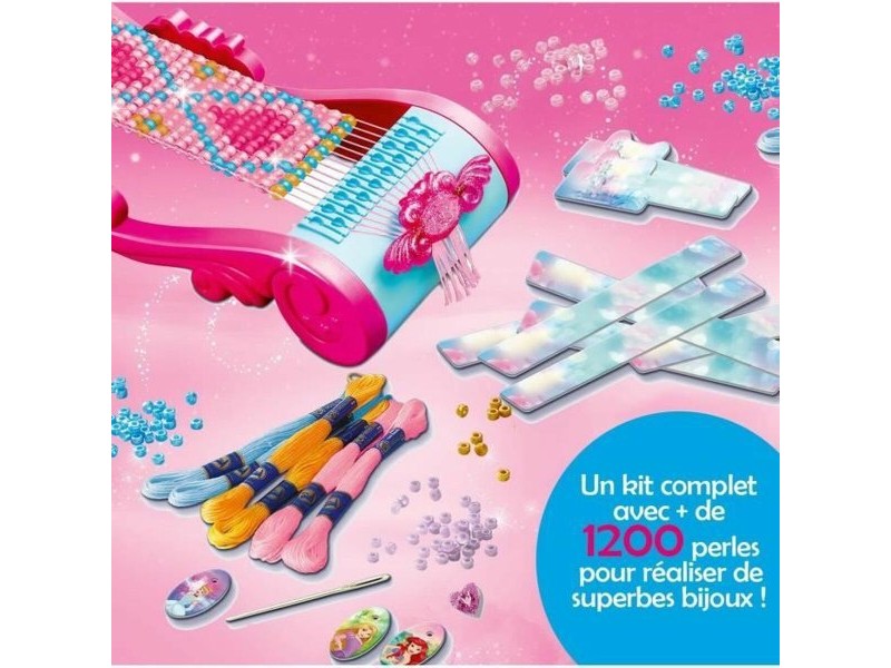 Комплект за Правене на Гривна и Огърлица Ravensburger Disney Princesses loom Fashion creation Пластмаса