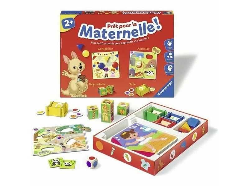 Игра Възпитание на Деца Ravensburger Ready for Kindergarten! 50 cm (френски) (FR) Игра Възпитание на Деца Ravensburger Ready for Kindergarten! 50 cm (френски) (FR)