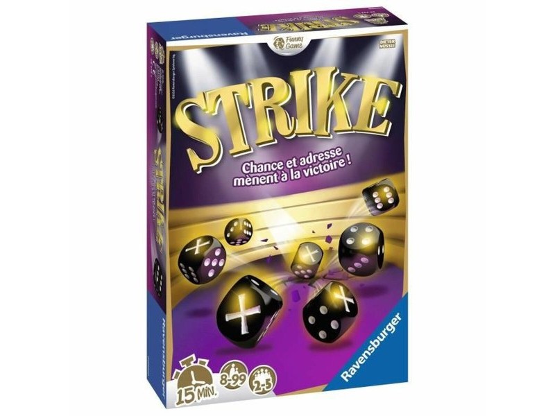Настолна игра Ravensburger Strike Board Game (FR) (1 Части)