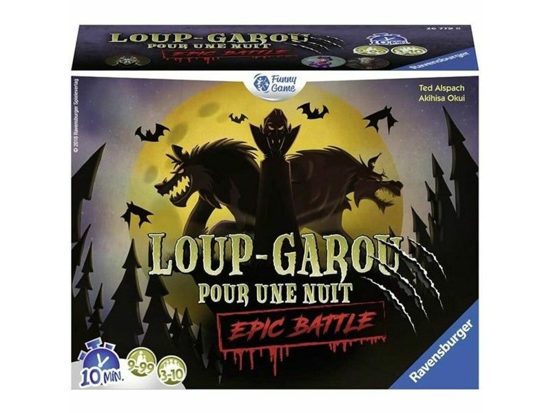 Настолна игра Ravensburger Werewolf for One Night (FR)