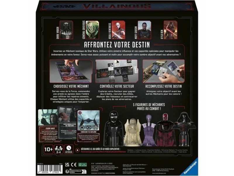 Настолна игра Star Wars Ravensburger 27492 Villainous