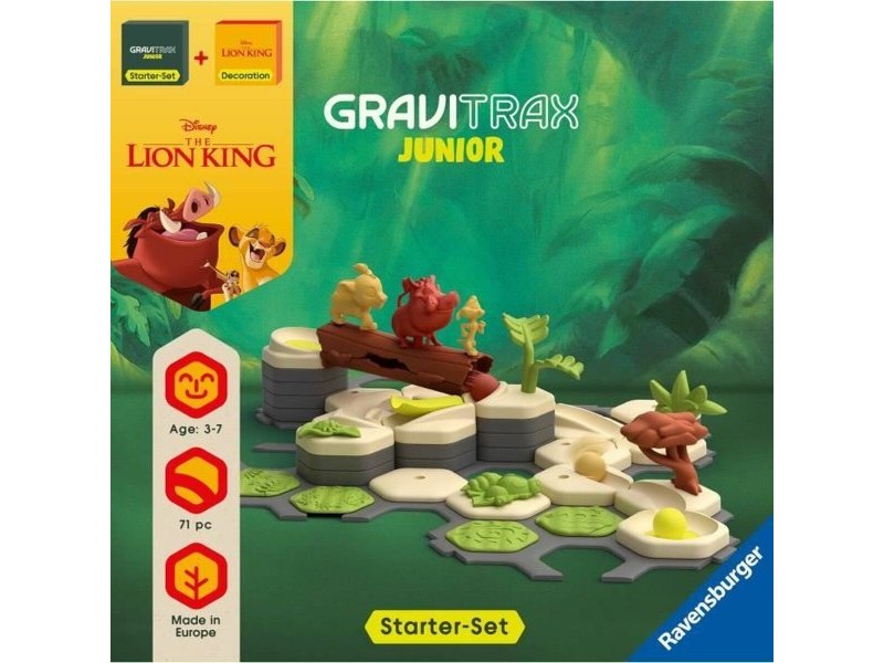 Настолна игра Ravensburger Gravitrax Junior Starter Set El Rey León