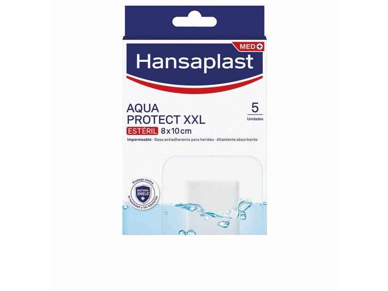 Водоустойчиви Превръзки Hansaplast Hp Aqua Protect XXL 5 броя 8 x 10 cm