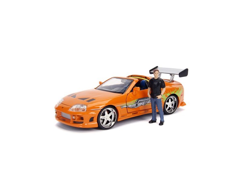 Playset Fast & Furious Brian & Toyota Supra 2 Части
