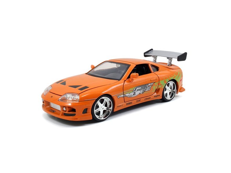 Playset Fast & Furious Brian & Toyota Supra 2 Части
