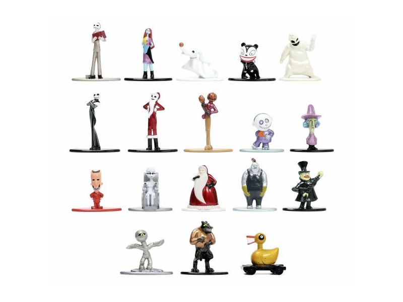 Комплект фигури The Nightmare Before Christmas 4 cm 18 Части
