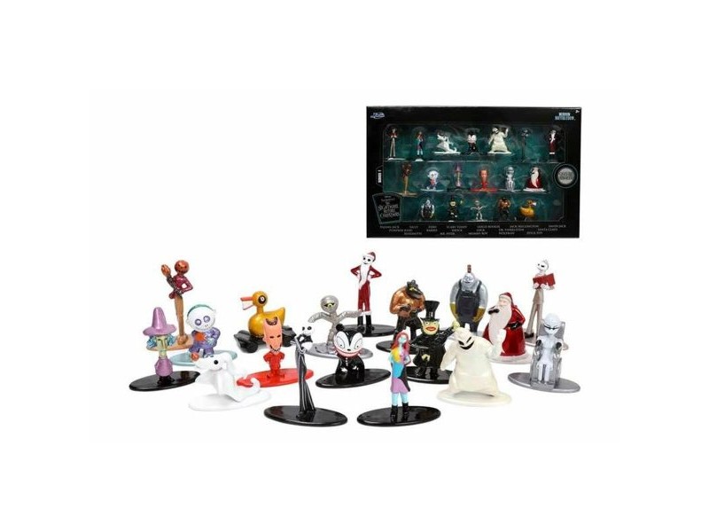 Комплект фигури The Nightmare Before Christmas 4 cm 18 Части