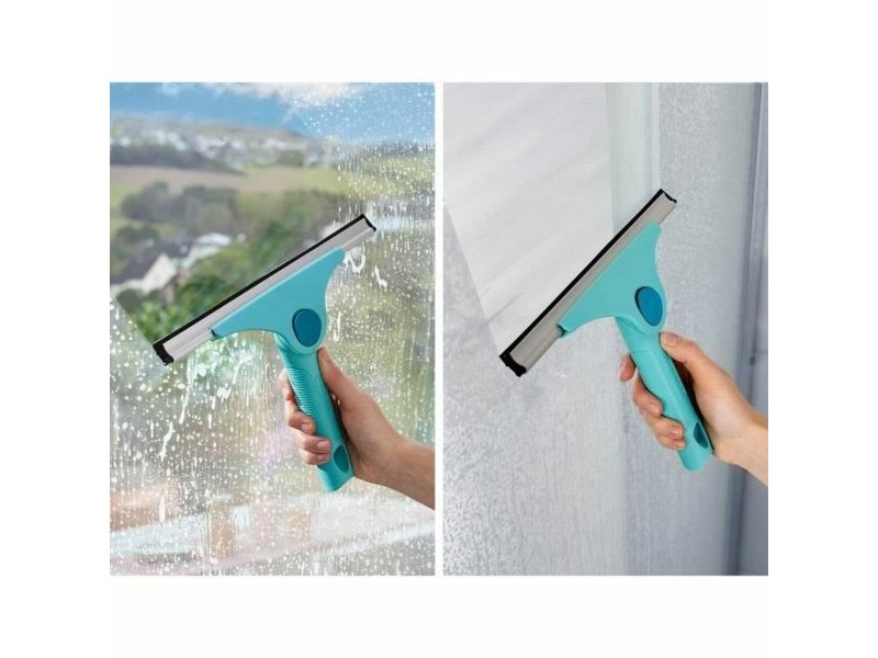 Уред за почистване на прозорци Leifheit Pro Reach 51425 M 28 cm Пластмаса цвят тюркоаз