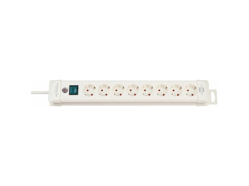 Контакт - 6 изхода с копче Brennenstuhl Premium-Line 3600 W (3 m)