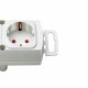 Контакт - 6 изхода с копче Brennenstuhl Comfort-Line Plus 3600 W (2 m)