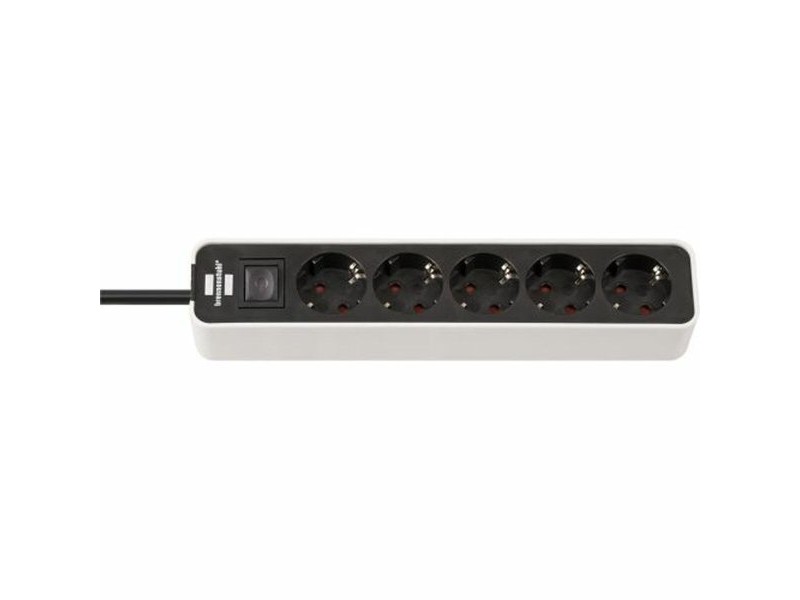 Контакт - 5 изхода с копче Brennenstuhl 3600 W (1,5 m)