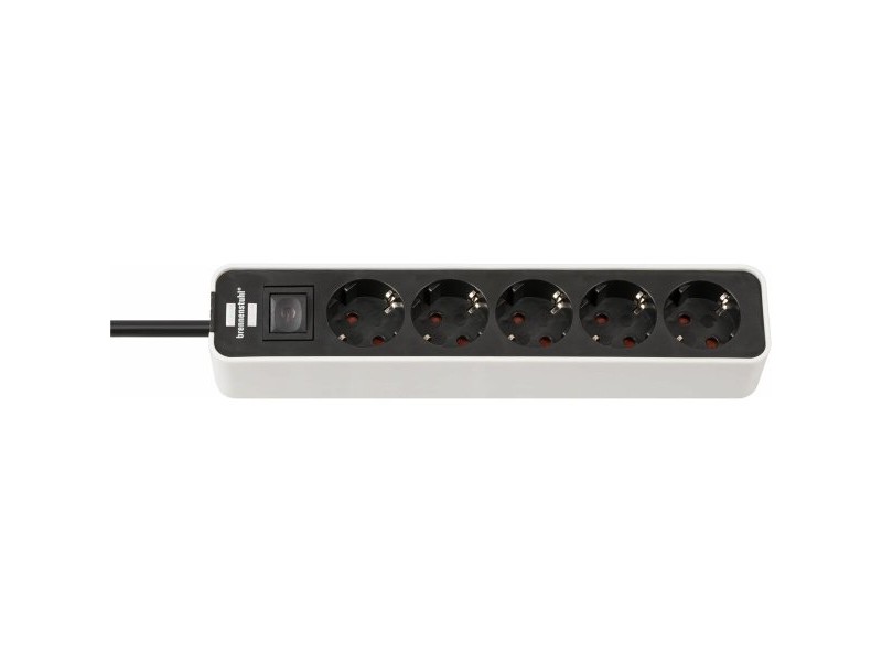 Контакт - 5 изхода с копче Brennenstuhl 3600 W (1,5 m)