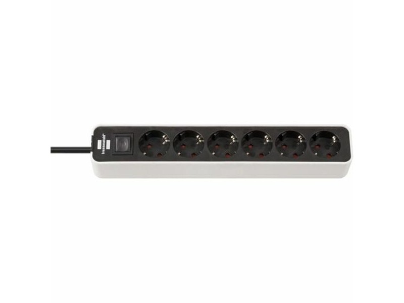 Контакт - 6 изхода с копче Brennenstuhl 1153260020 3600 W (1,5 m)
