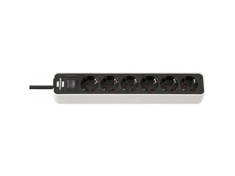 Контакт - 6 изхода с копче Brennenstuhl 1153260020 3600 W (1,5 m)