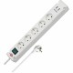 Контакт - 5 изхода с копче Brennenstuhl Bremounta 3600 W USB x 2 (3 m)