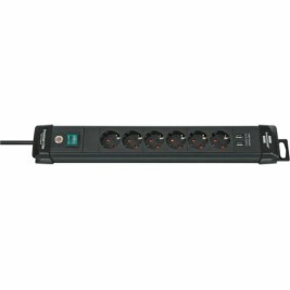 Контакт - 6 изхода с копче Brennenstuhl Premium-Line 3600 W (3 m)