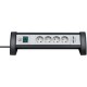 Табло с 4 гнезда с бутон за включване Brennenstuhl Premium-Office-Line 3600 W Черен USB x 2 (1,8 m)