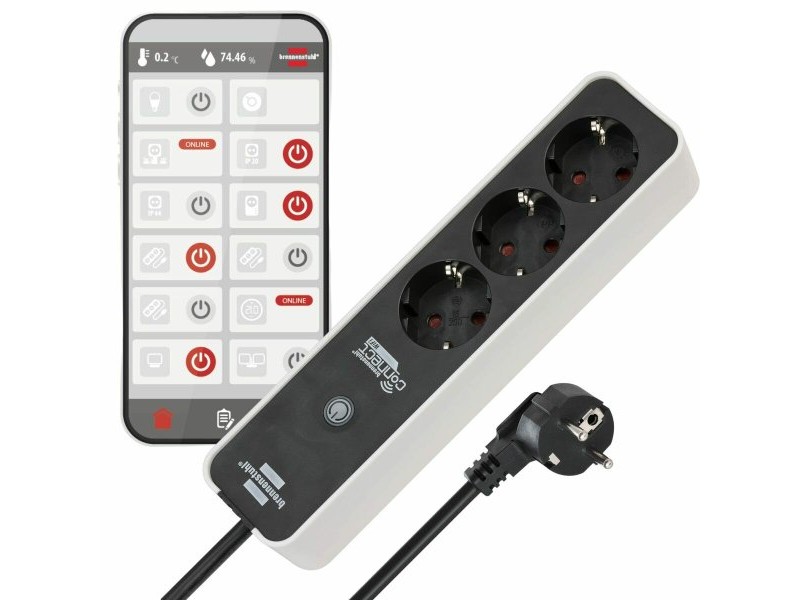 Разклонител Brennenstuhl brennenstuhl®Connect WiFi 3600 W 2.4 GHz (1,5 m)