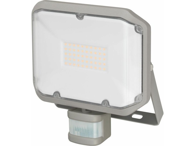 LED spotlight Brennenstuhl AL E 10 W 1010 Lm Сив детектор за движение (3000 K)