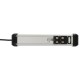Контакт - 6 изхода с копче Brennenstuhl Premium-Alu-Line 3500 W (3 m)