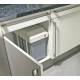 Кошче за боклук Hailo Multi-Box duo L Бял Сив Сметана Стомана Пластмаса 2 чекмеджета 14 L Вграден (2 броя)