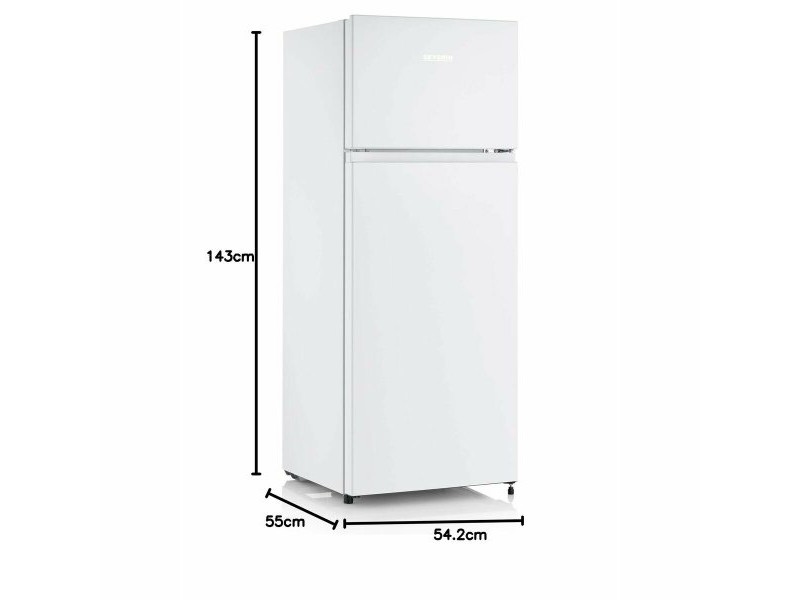Комбиниран хладилник Severin DT8760      143 206 L Бял