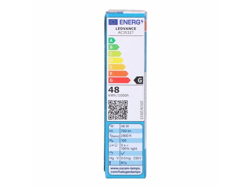 Халогенна крушка Osram Haloline Pro 48 W Линеен R7s 750 Lm (2900 K)
