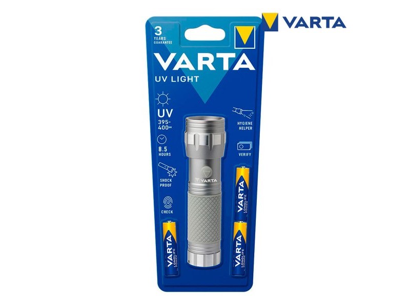 фенер Varta UV лампа Сив Алуминий