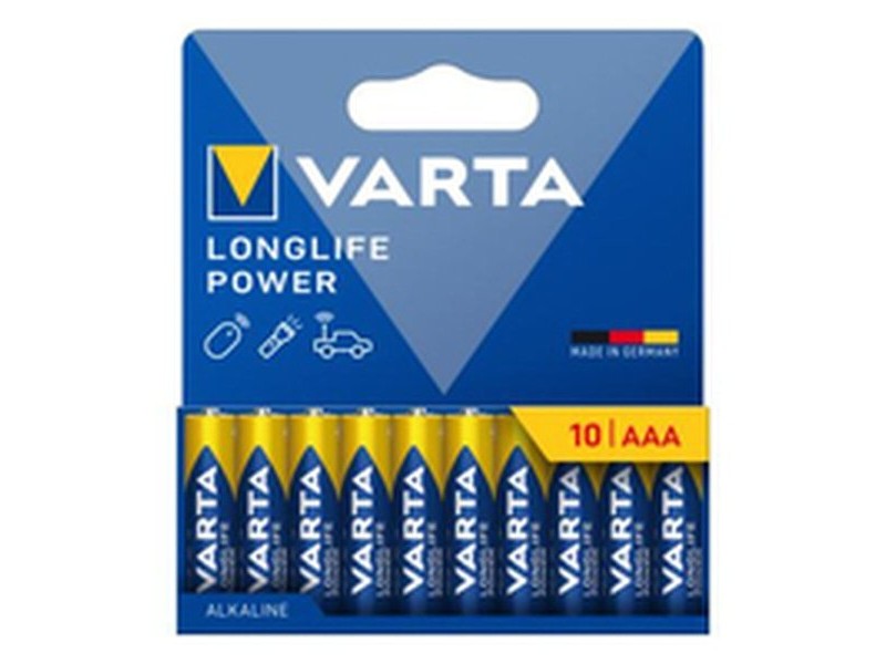 Батерии Varta longlife power 1,5 V AAA LR03 (10 броя)