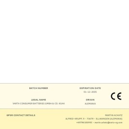 Батерии Varta longlife d - lr20 1,5 V LR20 Вид D (2 броя)