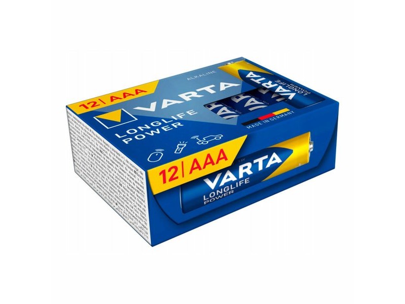 Батерии Varta longlife power cube aaa - lr03 1,5 V AAA LR03 (12 броя) (12 Части)