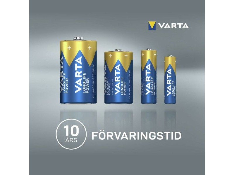 Батерии Varta longlife power aaa - lr03 1,5 V AAA LR03 (24 Части) (24 броя)