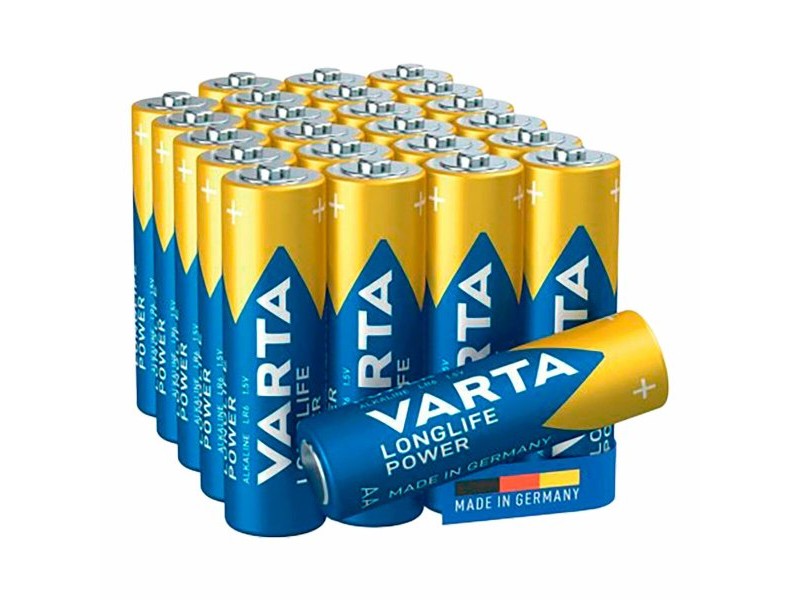 Батерии Varta alkalina longlife power aa - lr06 1,5 V AA LR06 (24 Части) (24 броя)