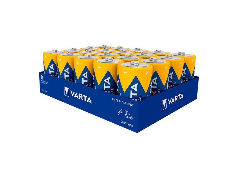 Батерии Varta Industrial Pro LR20 1,5 V Вид D (20 броя)