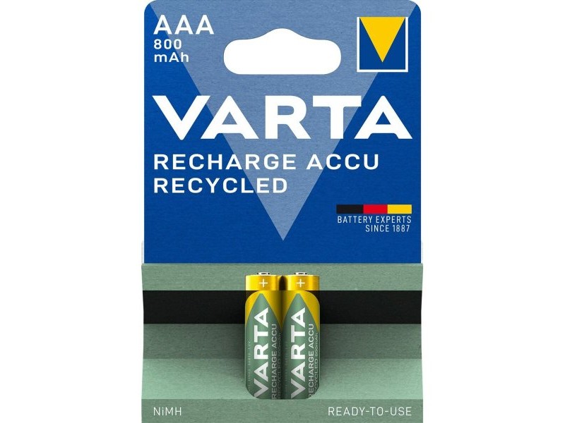 Зареждащи се батерии Varta AAA 800MAH  2UD 1,2 V 800 mAh AAA