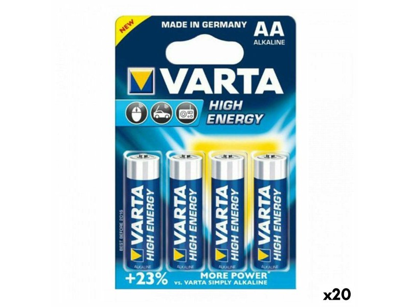 Алкална батерия Varta AA LR06 1,5 V 2930 mAh 1,5 V (20 броя)