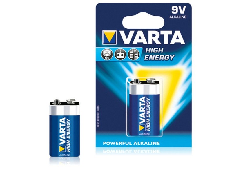 батерия Varta 6LR61 9V 9 V 580 mAh 1,5 V (10 броя)