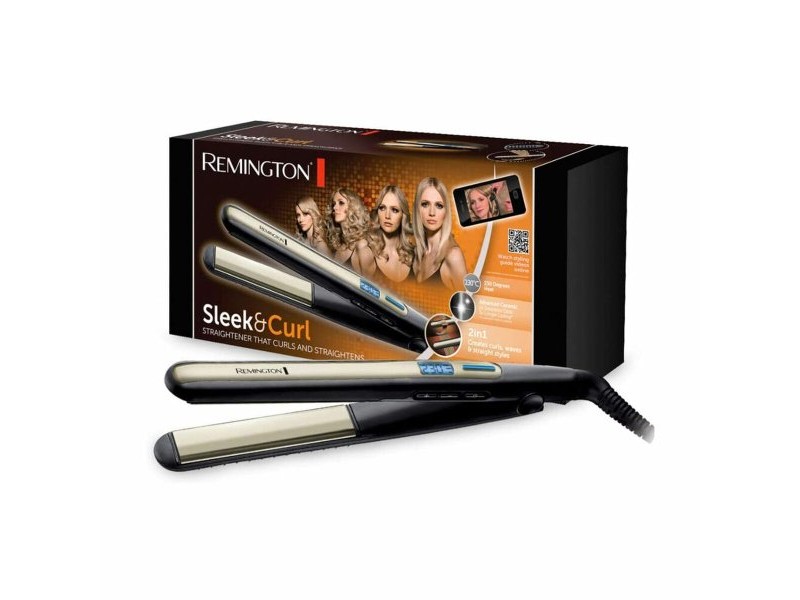 Преса за коса Remington Sleek & Curl Черен 110 mm 150°C - 230°C