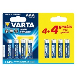 Алкална батерия Varta CD4BKKD13-P AAA 1,5V High Energy (8 pcs)