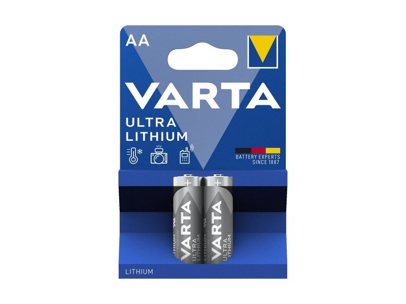 Батерии Varta Ultra Lithium 1,5 V (2 броя)
