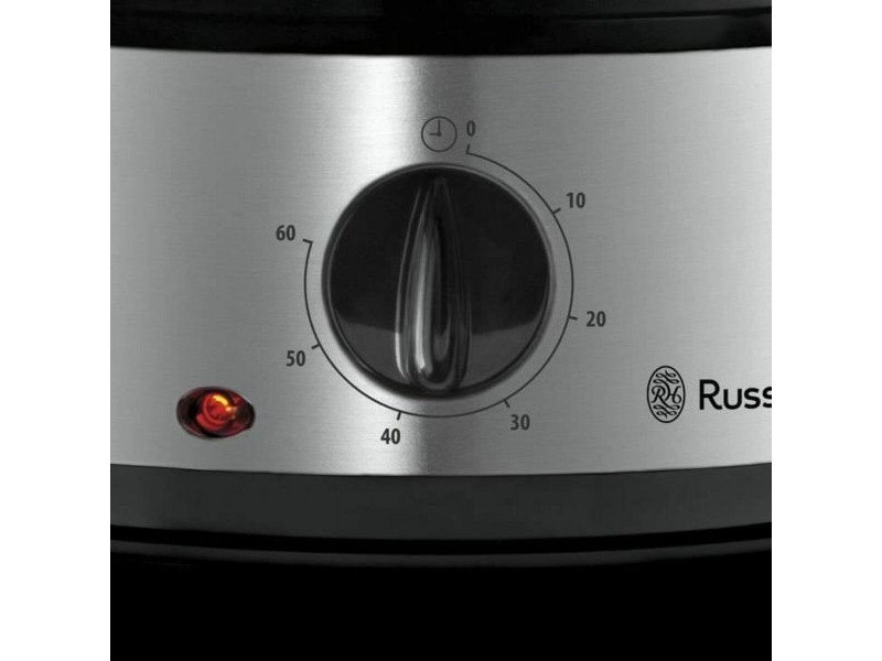 Многогункционален Уред за Готвене на Пара Russell Hobbs 19270-56 Черен Неръждаема стомана