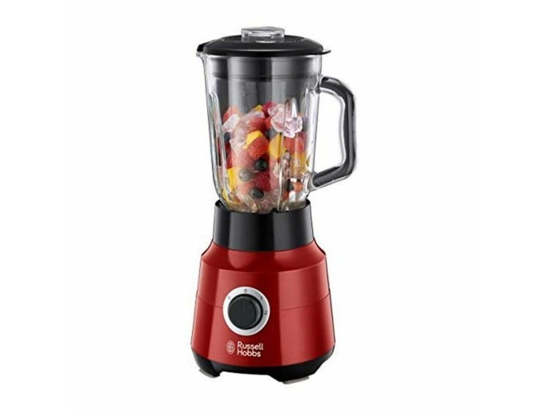 Блендер с чаша Russell Hobbs Desire 1,5 L 650W Черен Червен 650 W Блендер с чаша Russell Hobbs Desire 1,5 L 650W Черен Червен 650 W